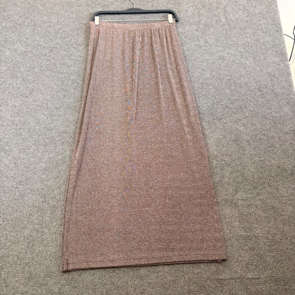 AB Studio Byer California Dresses & Skirts - AB Studio Byer California Brown Space Dye Marl Knit Maxi Skirt Womens Small S